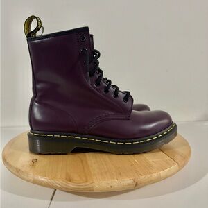 Dr Martens 1460 Purple Smooth Leather Lace Up